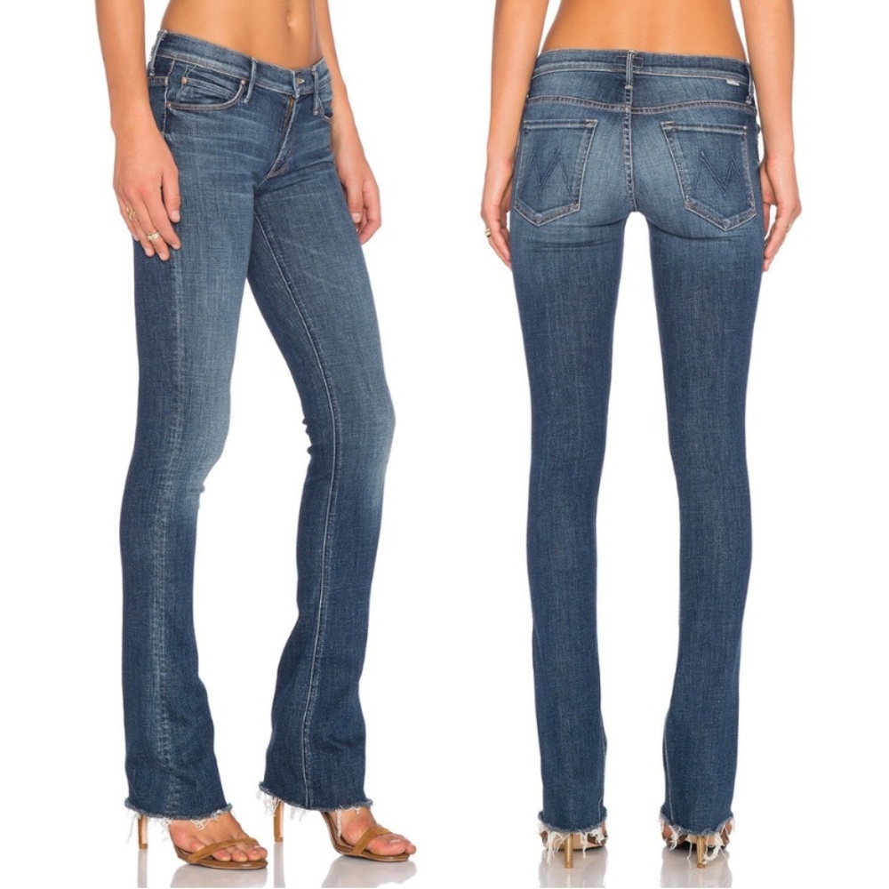 MOTHER Women's Boot Cut Jeans in Blue